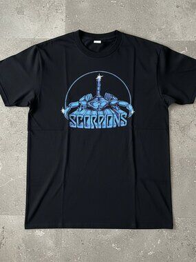 Scorpions Graphic Tee – Vintage Rock Band Logo T-Shirt | Classic Unisex Black